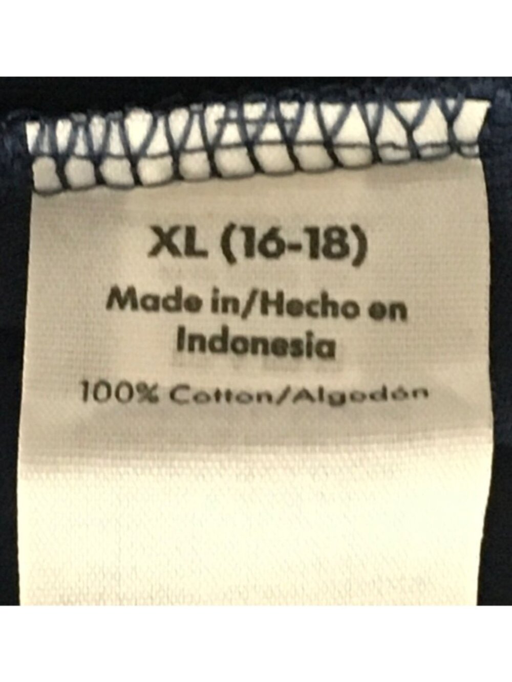 No Boundaries Top Women Size XL Blue Cropped Tee Short Sleeves Round Neck New - Picture 13 of 15